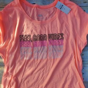 Justice Girls size 20plus short sleeve shirt NWT